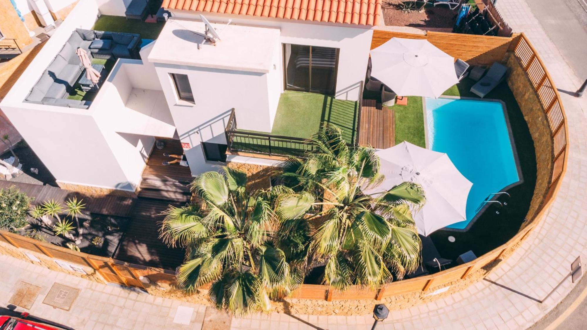 Paradise Beach House: Piscina Privada, Playa 100M Corralejo Extérieur photo